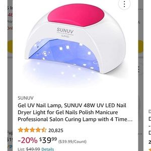 Gel UV Nail Lamp 48 W 33 LED Beards